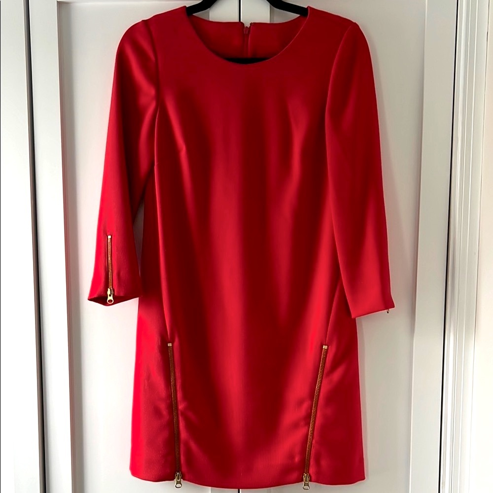 J. Crew Long Sleeve Zipper Dress